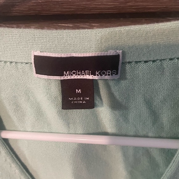 Michael Kors Mint green cardigan - Picture 3 of 3